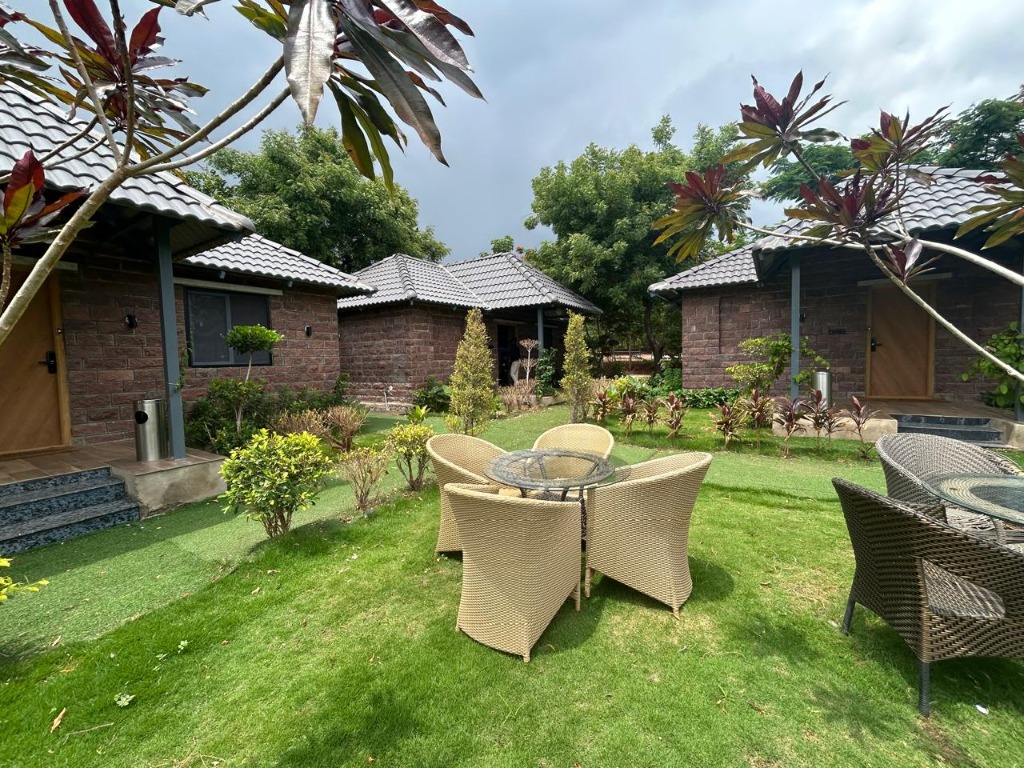 Premium Resort Cottages with Outdoor Seating